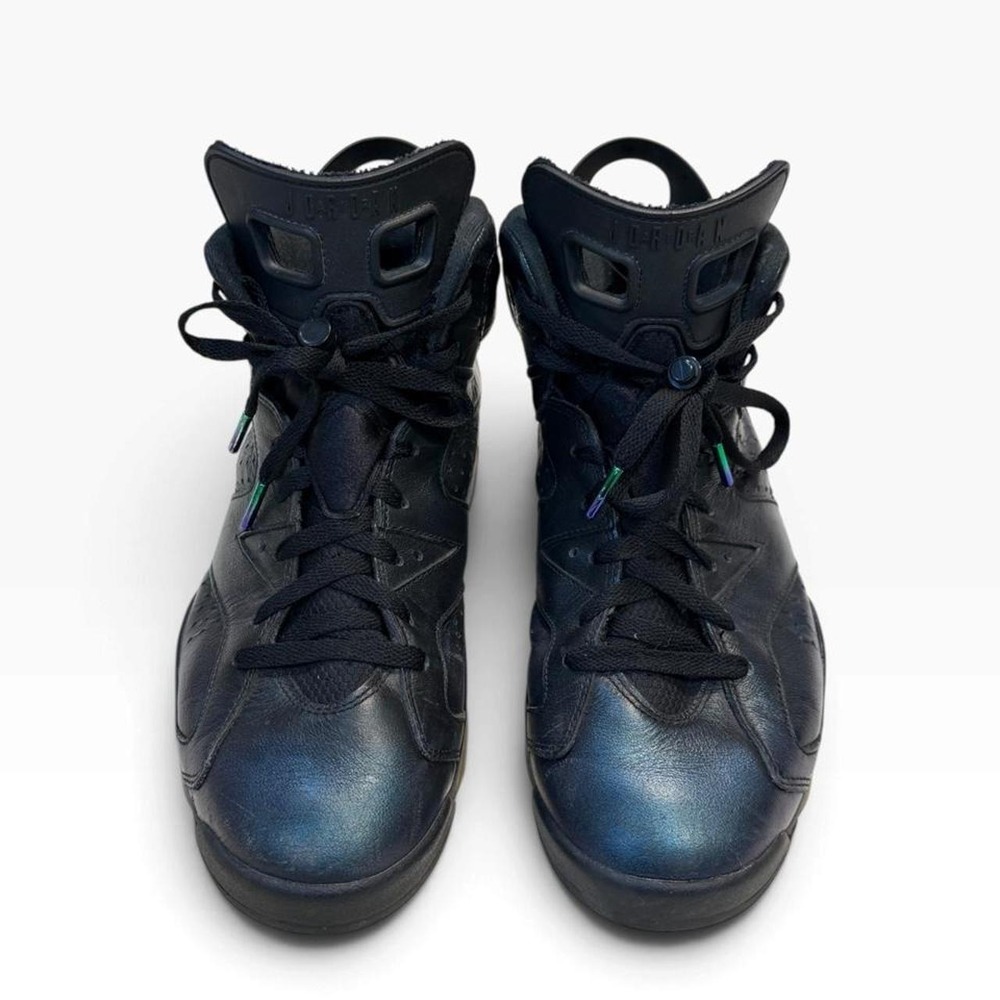 Jordan Air Jordan 6 Retro AS Mens 11 Black Iridescent Good 907961-015